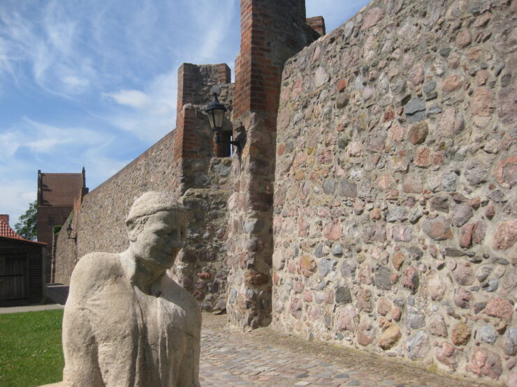 Stadtmauer in Templin, Foto: Anet Hoppe, Lizenz: Amt Burg (Spreewald)