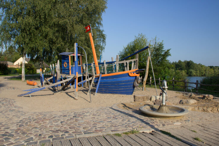 Spielplatz am Mündesee Angermünde, Foto: Alena Lampe