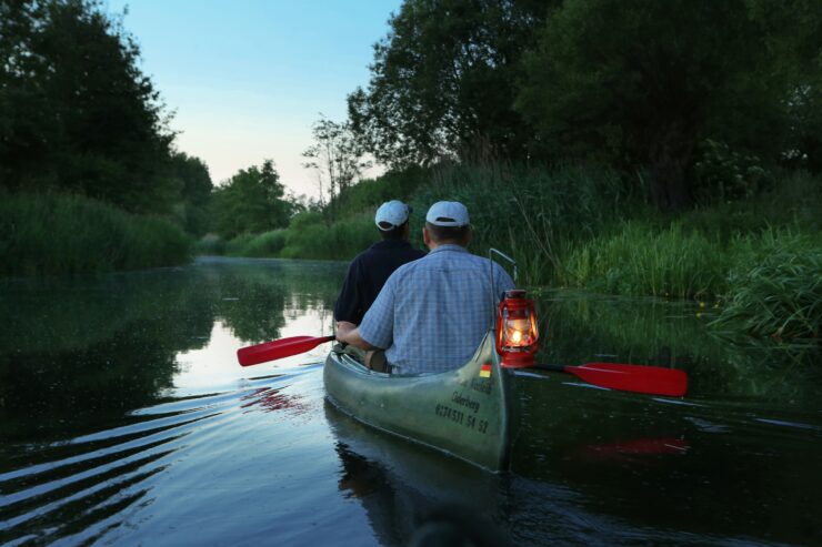 Kanutour mit dem Kanu-Verleih Oderberg, Foto: Beate Waetzel