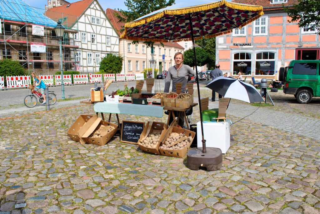 Knigges Kulturen - Marktplatz Angermünde, Foto: Magnus Knigge